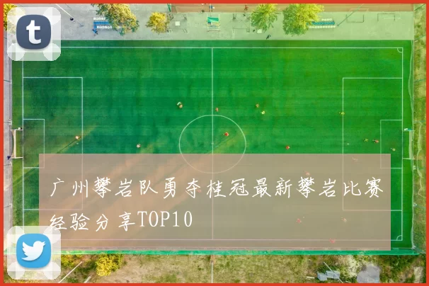 广州攀岩队勇夺桂冠最新攀岩比赛经验分享TOP10